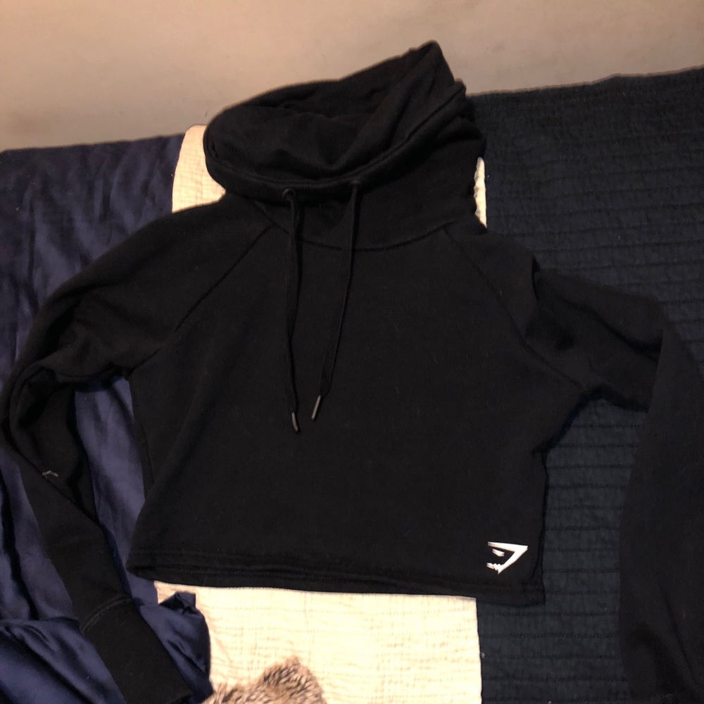 GYMSHARK HOODIE CROPPED - XS